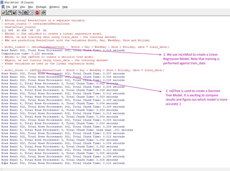 007_TrainingUsingLinearRegressionAndDecisionTreeModels